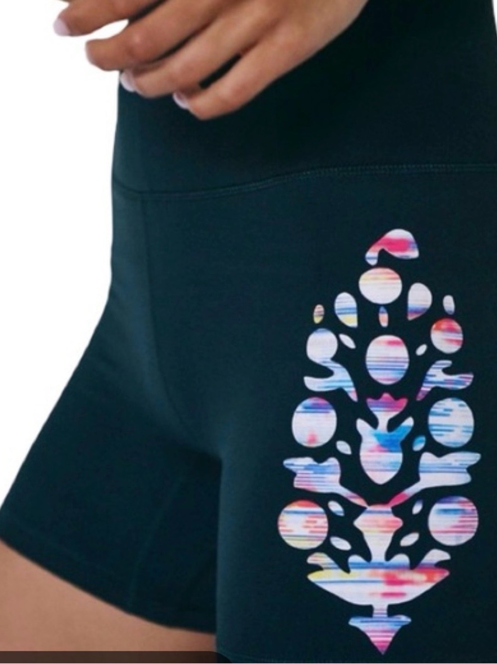 FP MOVEMENT Never Better Logo Biker Shorts